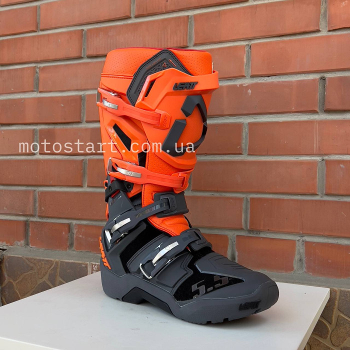 START　XT2　XT4　XT5 Мотоботи LEATT 5.5 FlexLock Enduro Boot [Orange]