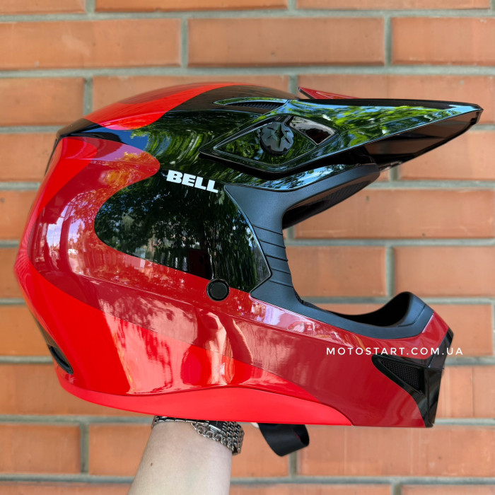 Шолом BELL MX-10 MIPS® Youth Helmet - WAVE [Red]