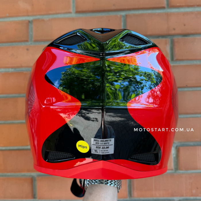 Шолом BELL MX-10 MIPS® Youth Helmet - WAVE [Red]