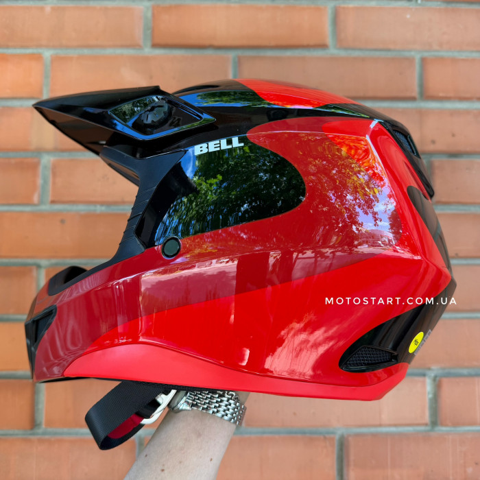 Шолом BELL MX-10 MIPS® Youth Helmet - WAVE [Red]