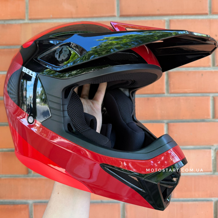 Шолом BELL MX-10 MIPS® Youth Helmet - WAVE [Red]