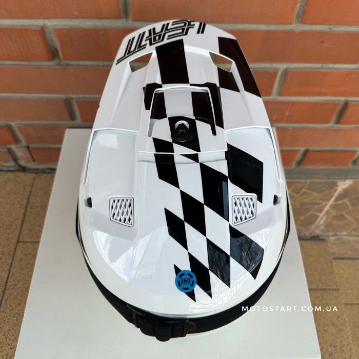 Шолом LEATT Moto 3.5 Helmet + Goggle [White]