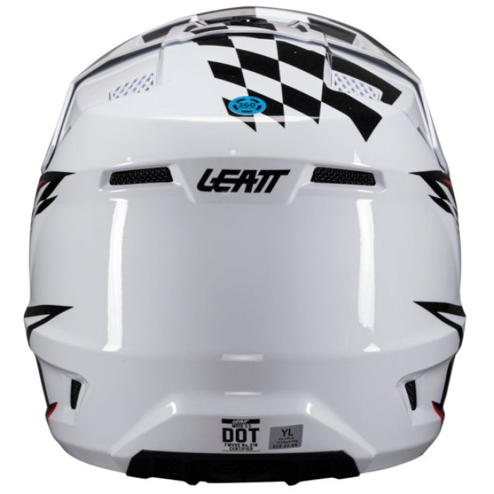 Шолом LEATT Moto 3.5 JR Helmet + Goggle [White]