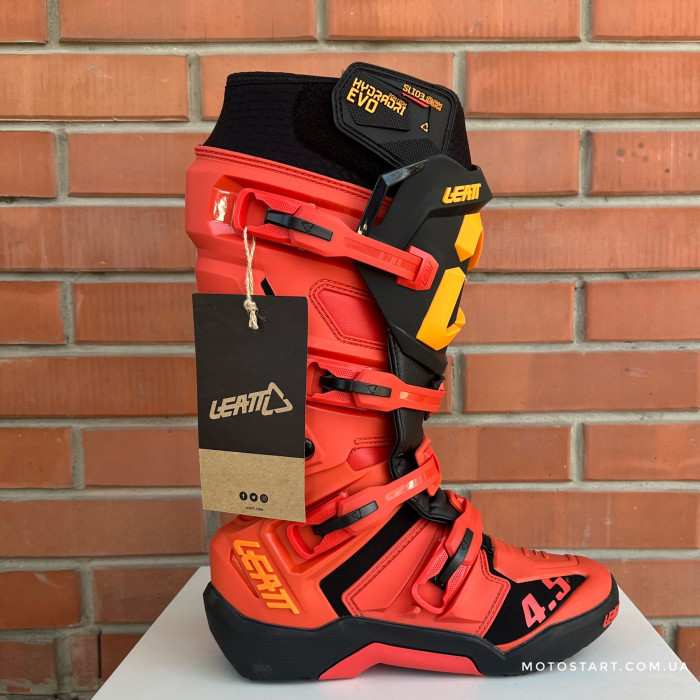 Мотоботи LEATT 4.5 HydraDri Boot [Burn Red]