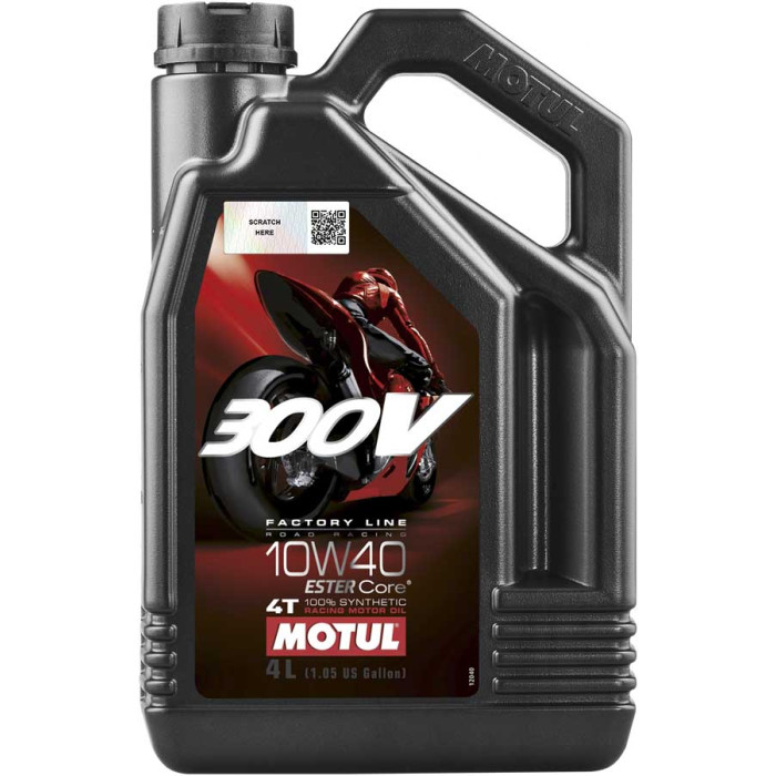 Масло Motul 300V 4T FACTORY LINE SAE ROAD RACING 10W40 (4L)