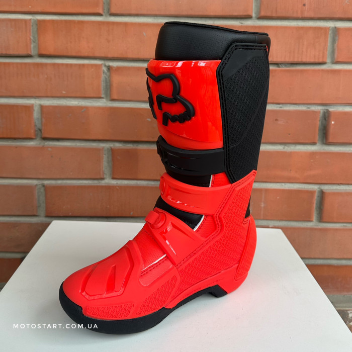 Мотоботи FOX COMP Youth Boot [Flo Red] підліткові