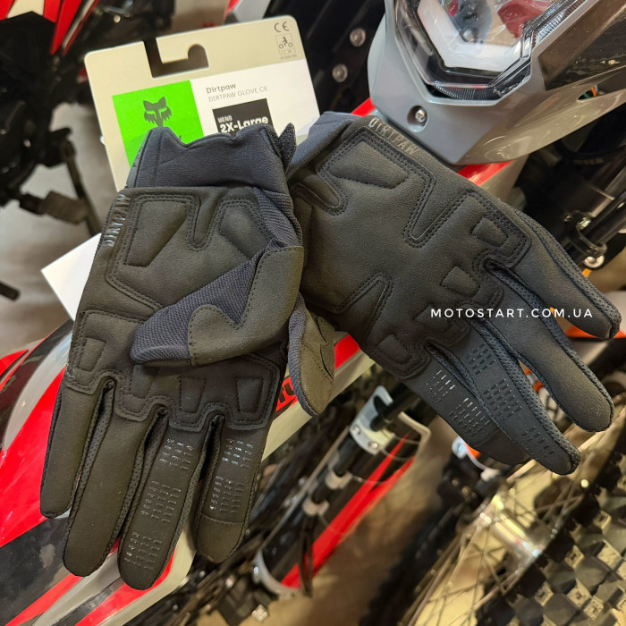 Перчатки FOX DIRTPAW Glove - CЄ [Dark Black]