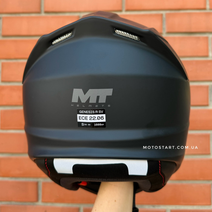 Шолом MT Genesis R SV Pure матовий чорний