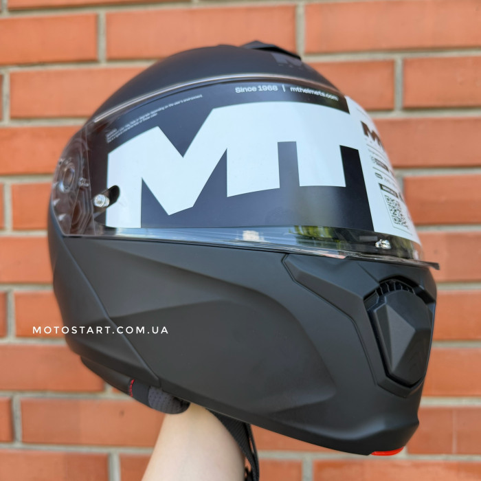 Шолом MT Genesis R SV Pure матовий чорний