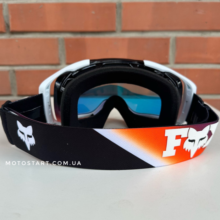 Мото окуляри FOX AIRSPACE II SPARK GOGGLE - STREAK (White)
