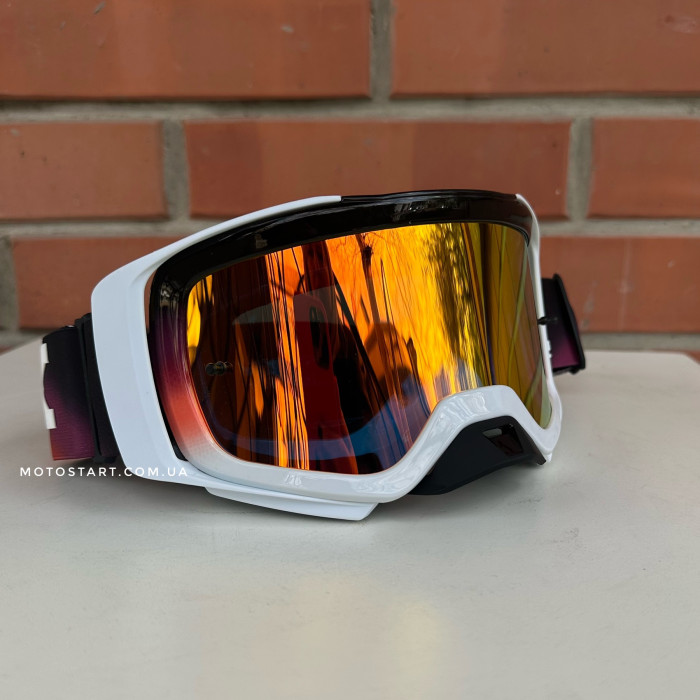 Мото окуляри FOX AIRSPACE II SPARK GOGGLE - STREAK (White)