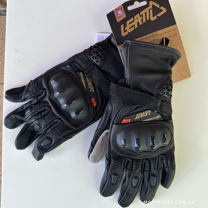Перчатки LEATT 8.5 X-Flow Adventure Glove [Stealth]