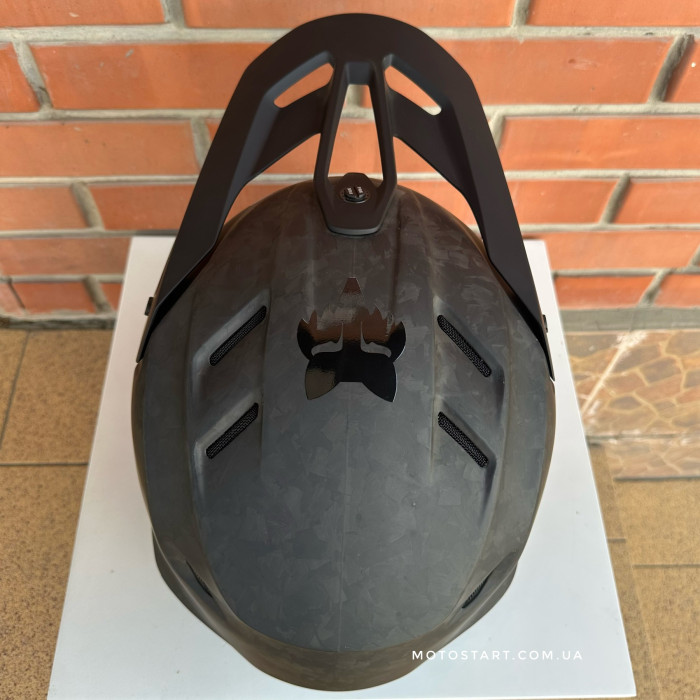 Шолом FOX V3 RS CARBON SOLID HELMET [Matte Black]