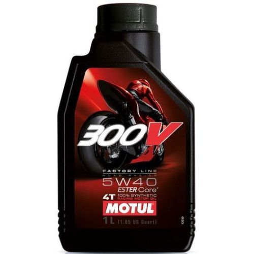 Масло Motul 300V 4T FACTORY LINE ROAD RACING SAE 5W40 (1L)