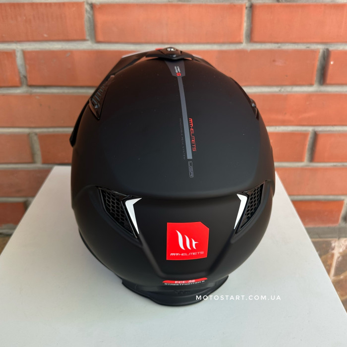 Мотошолом MT Streetfighter SV S матовий чорний