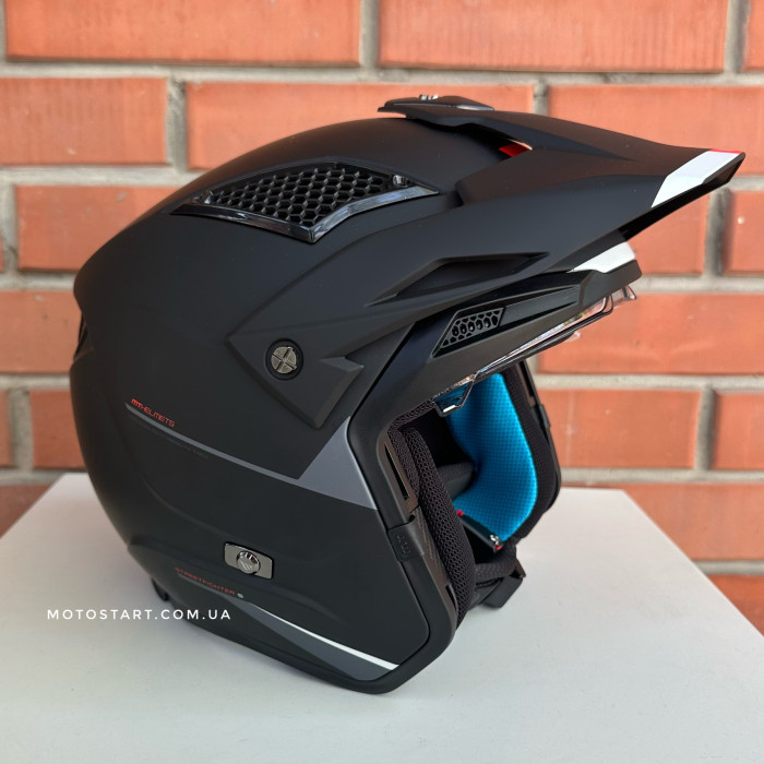 Мотошолом MT Streetfighter SV S матовий чорний
