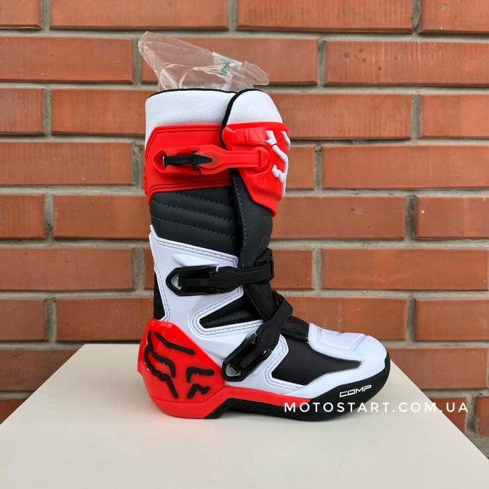 Мотоботи FOX COMP Youth Boot [Fluo Red]