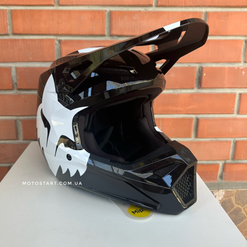 Шолом FOX V1 Helmet - SHIELD [Black]