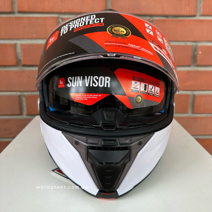 Шолом MT Atom 2 SV білий