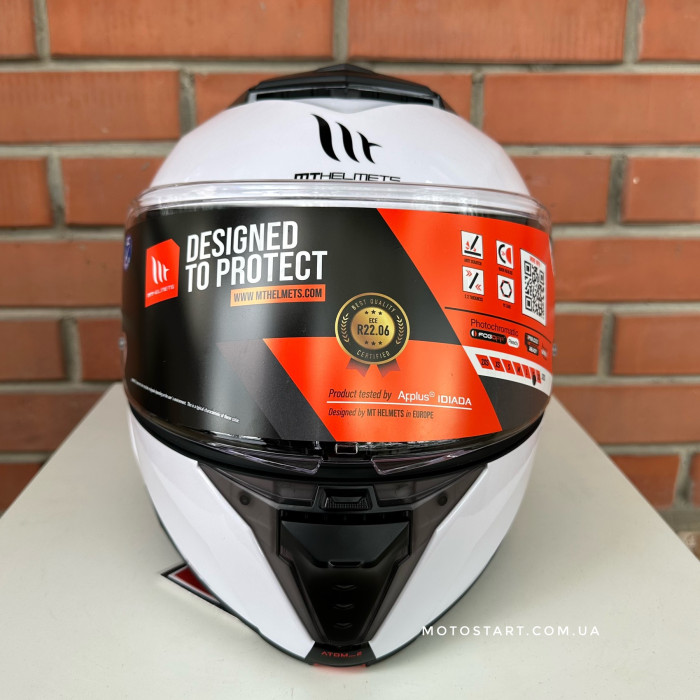 Шолом MT Atom 2 SV білий