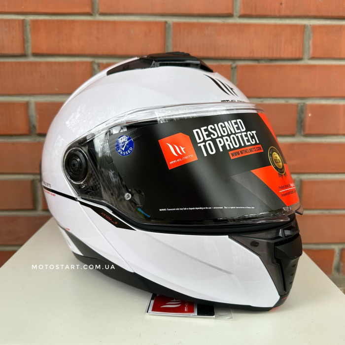 Шолом MT Atom 2 SV білий