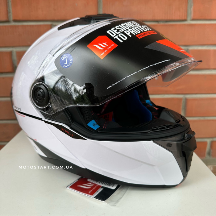 Шолом MT Atom 2 SV білий
