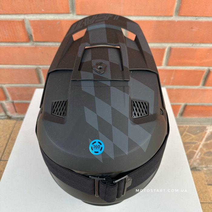 Шолом LEATT Helmet Moto 3.5 + Goggle (Stealth)