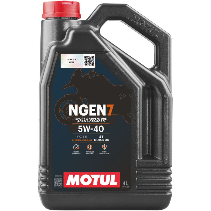 Масло Motul NGEN 7 SAE 5W40 4T 4L