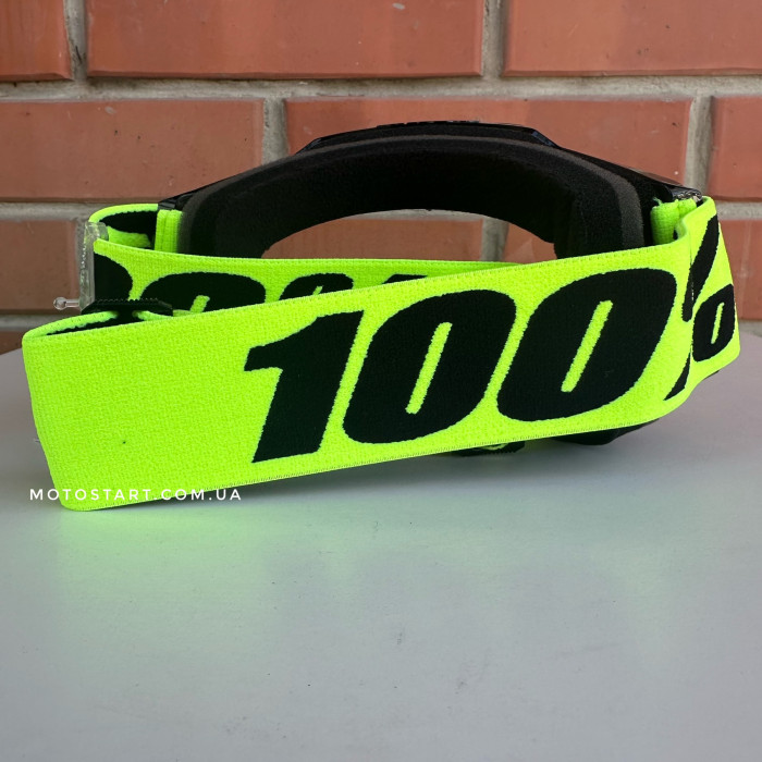 Окуляри 100% ACCURI 2 Goggle Neon Yellow - Clear Lens