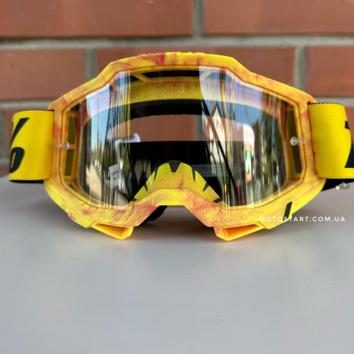 Мото окуляри 100% ACCURI 2 Goggle Razza - Clear Lens
