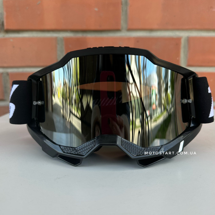 Мото окуляри 100% ACCURI 2 Goggle Session - Mirror Silver Lens