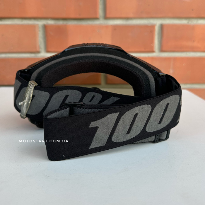 Мото окуляри 100% ACCURI 2 Goggle Black - Mirror Silver Lens
