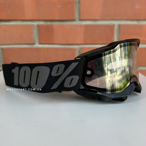 Мото окуляри 100% ACCURI 2 Enduro Goggle Black - Clear Dual Lens