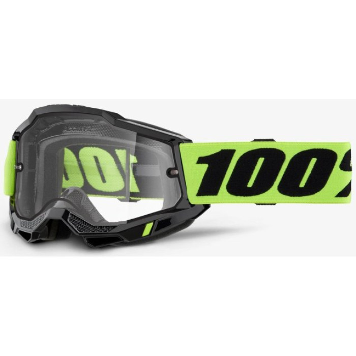 Мото окуляри 100% ACCURI 2 Enduro Goggle Neon Yellow - Clear Dual Lens