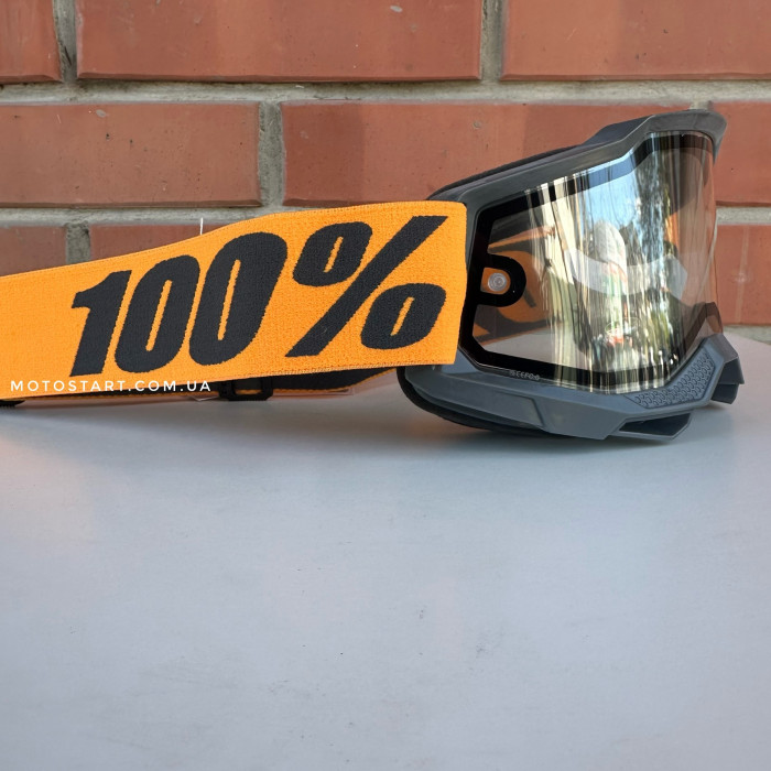 Мото окуляри 100% ACCURI 2 Enduro Goggle Orange - Clear Dual Lens
