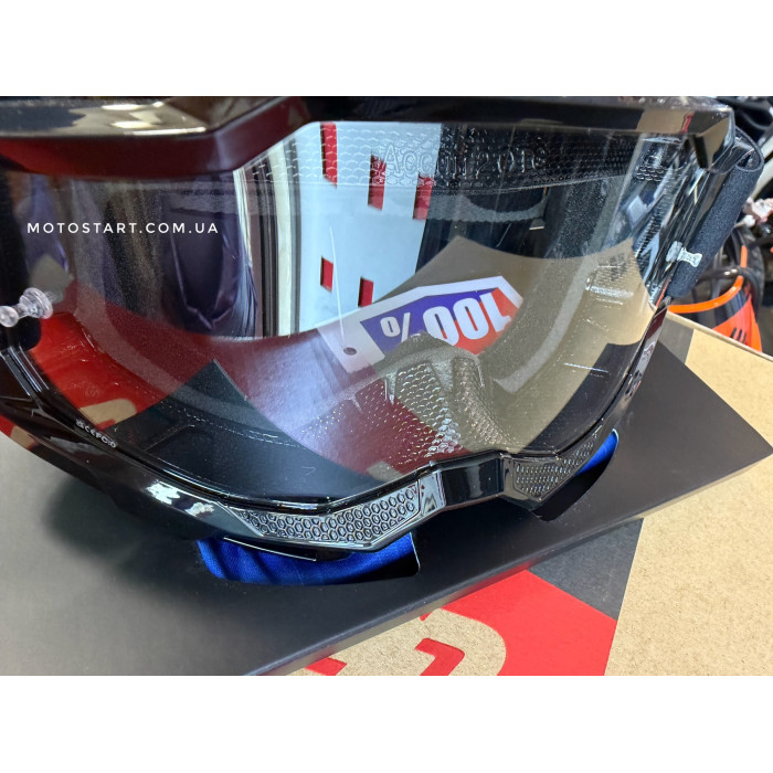 Окуляри 100% ACCURI 2 OTG Goggle Black - Clear Lens