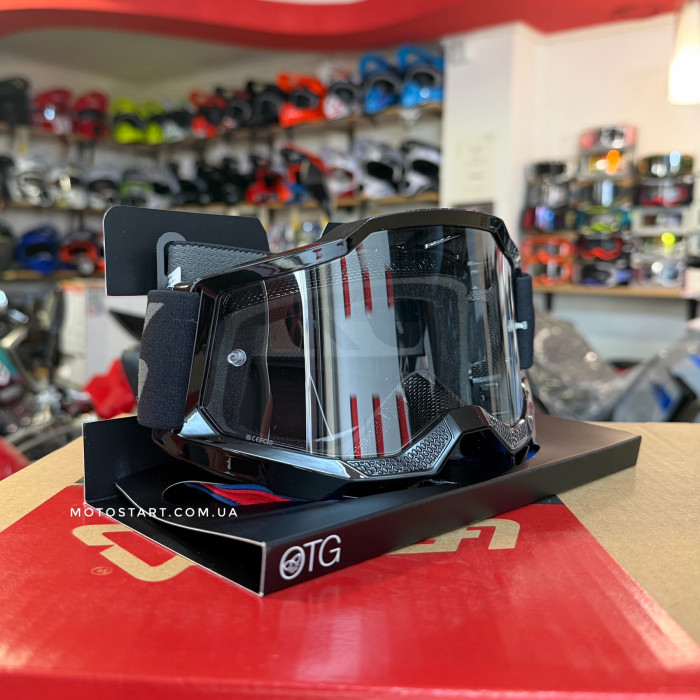 Окуляри 100% ACCURI 2 OTG Goggle Black - Clear Lens