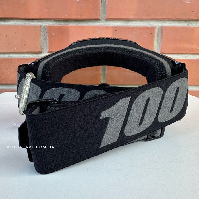Мото окуляри 100% ACCURI 2 SAND Goggle Black - Smoke Lens