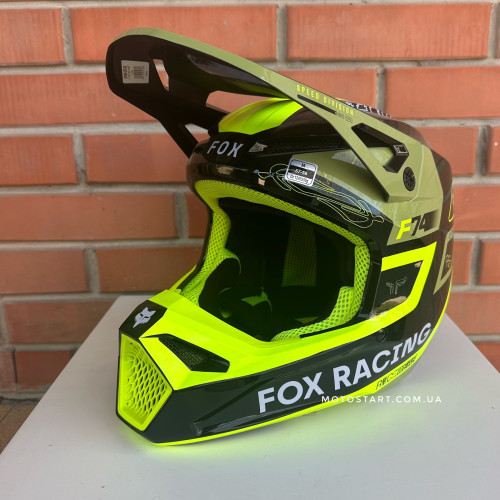 Шолом FOX V1 HELMET - RACE SPEC [Pale Green]