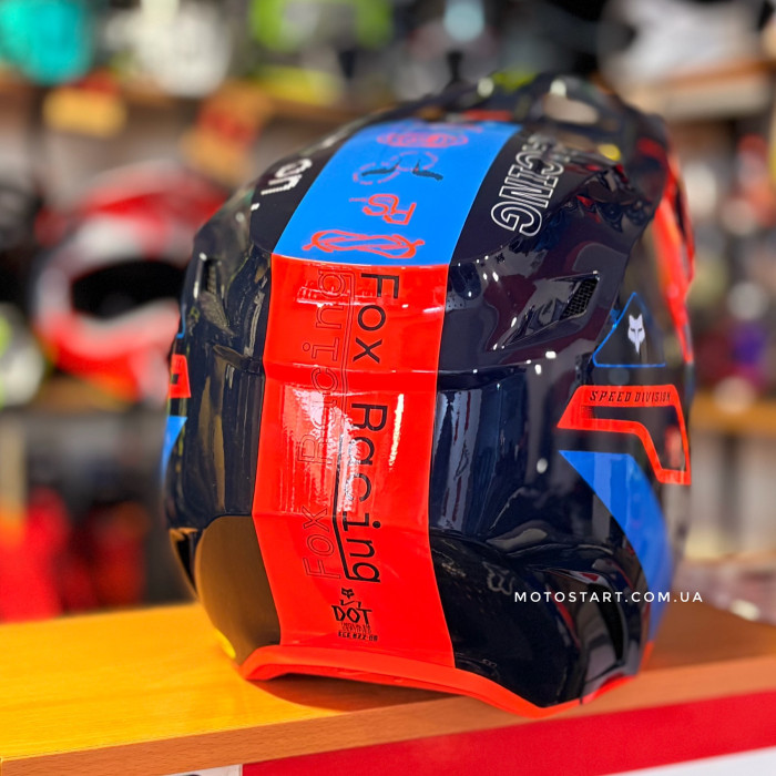 Шолом FOX V1 HELMET - RACE SPEC [Midnight]