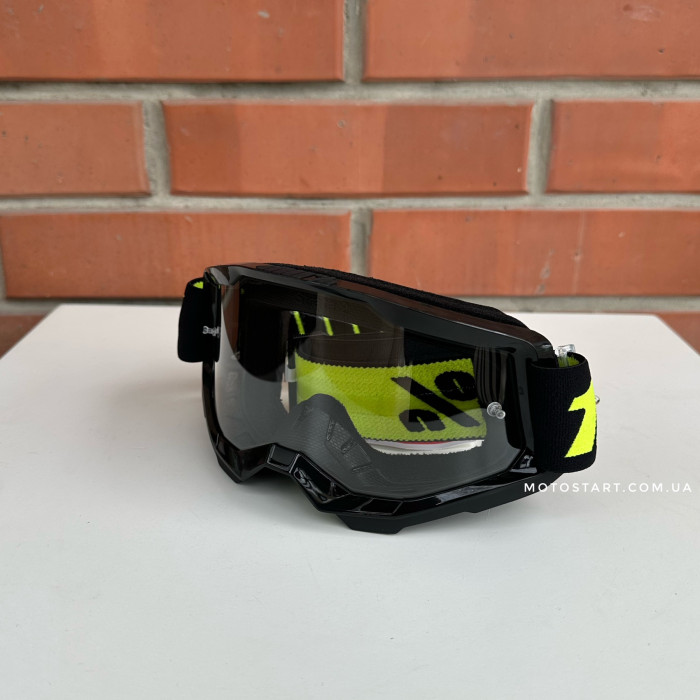 Мото окуляри 100% STRATA 2 Goggle Solar Eclipse - Clear Lens