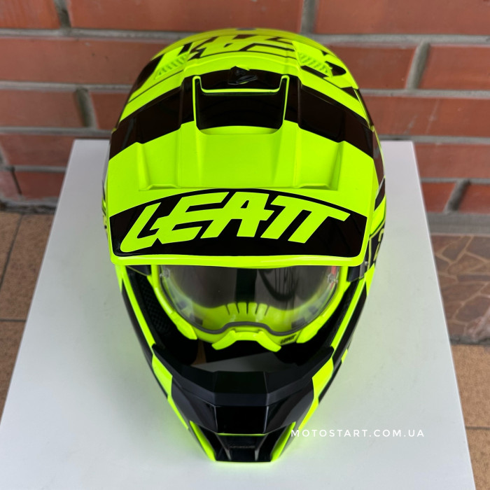 Шолом LEATT Helmet Moto 3.5 + Goggle (Citrus)