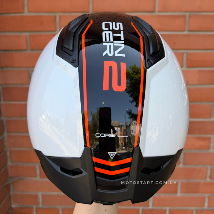 Шолом MT Stinger 2 Core B0 помаранчевий/чорний