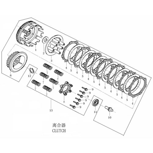 Муфта зчеплення DAKAR GNS 250