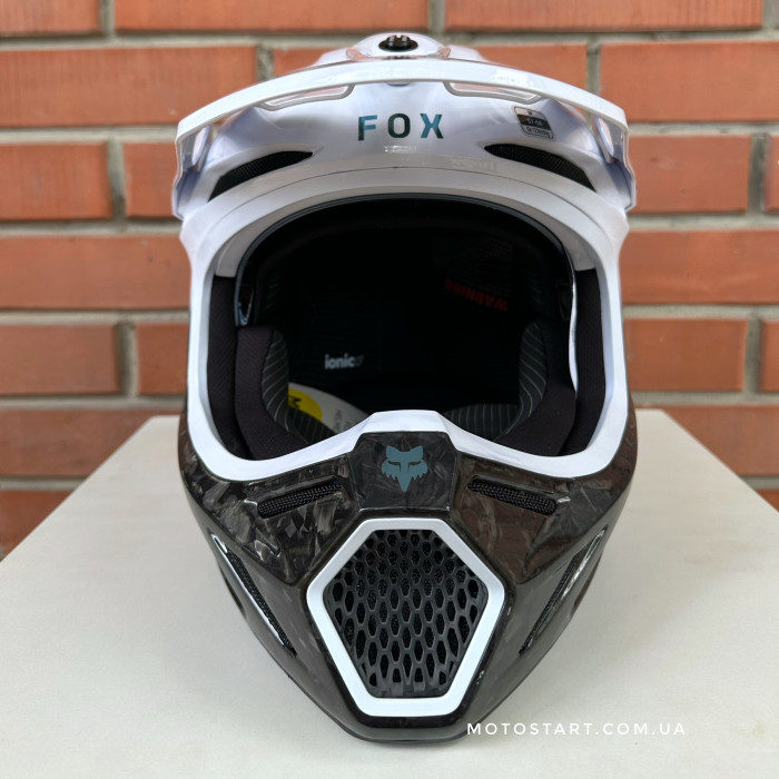 Шолом FOX V3 RS Helmet - GHOST [White]