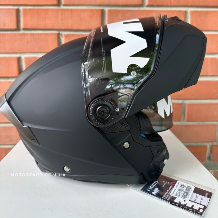 Шолом MT Atom 2 Pure чорний матовий