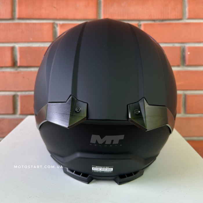 Шолом MT Atom 2 Pure чорний матовий