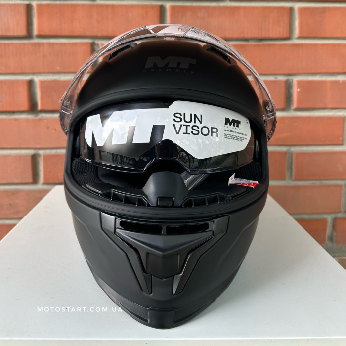 Шолом MT Braker SV Pure матовий чорний