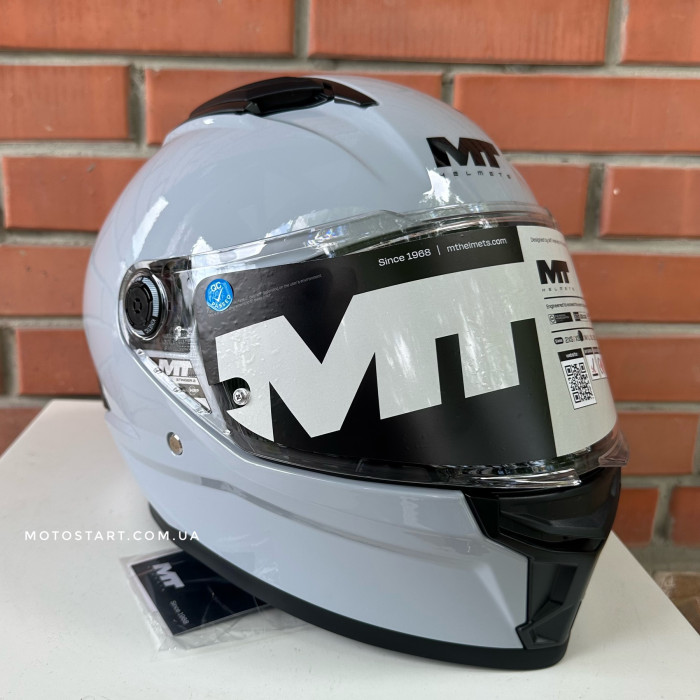 Шолом MT Stinger 2 Pure cірий