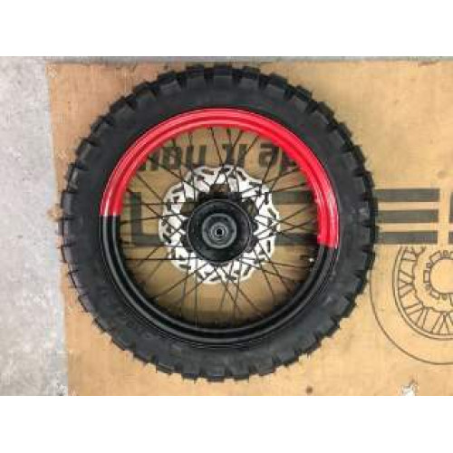 Диск колісний передн. спиц. 17x2,5' чорн./чевон. GEON SCRAMBLER 250
